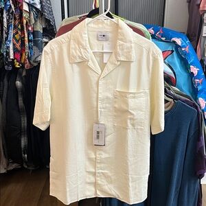 NN07 Julio Lyocel Button Down Camp Shirt